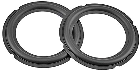 WNJ-TOOL, 2 stücke Lautsprecher gummikante 4 Zoll 5 Zoll 6,5 Zoll 8 Zoll Kutch surfte Falten Ring Reparatur Audio Lautsprecher Gummi-Suspension Teil DIY (Farbe : 4 Inch)