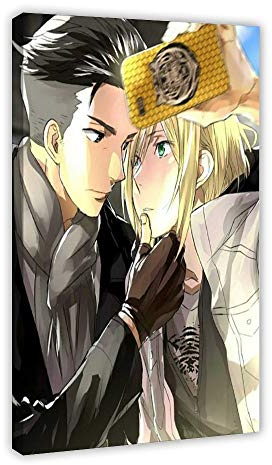 Anime-Poster Yuri on Ice 8, Leinwand-Poster, Schlafzimmer, Dekoration, Sportlandschaft, Büro, Raumdekoration, Geschenk, 60 x 90 cm, Rahmen