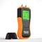 Mecurate Digital Pin Type Wood Moisture Meter with 3 Colored Indicators, Moisture Detector 2 Mode 8 Calibration Large Backlit for Wood, Wall, Firewall (Orange)