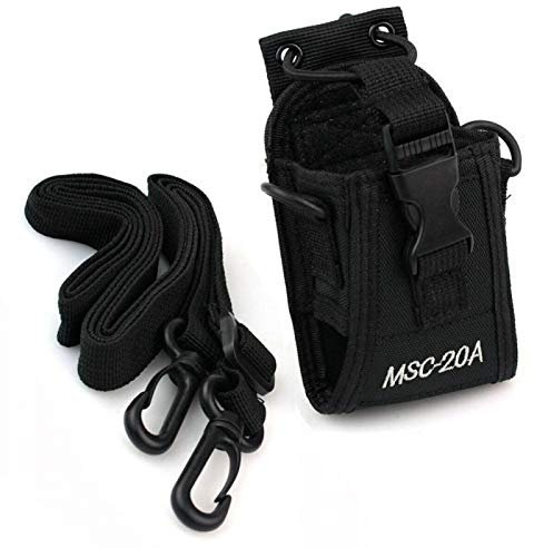 Faderr Walkie Talkie Pouch Case, Radio Case Holder, Walkie Talkie Carrying Case, Walkie Talkie Storage Case Bag, Nylon Duty Holster Solid Walkie Talkie Radio Case Holder,about 65x45x125mm