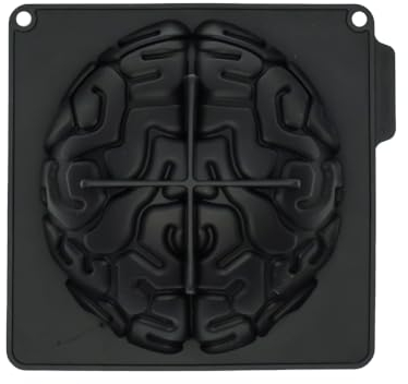CÉCOA • Moule Gâteau Halloween Cervelle Géante • 100% Silicone Alimentaire • Anti-Adhésif • Sans BPA • Cuisson Parfaite • Démoulage Facile • Moule Géant Thème Halloween • Résiste -40°C à +220°C
