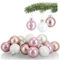 COM-FOUR® 20x Mini-Christbaumkugeln aus Glas - kleine Weihnachtskugeln für die Weihnachtsdekoration - Baumschmuck für den Weihnachtsbaum - Ø 3 cm