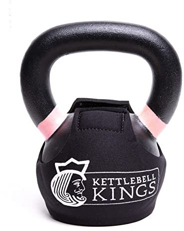 SPECIFIC TO KETTLEBELL KINGS PRODUCTS - Powder Coat Kettlebell Wrap - KG - Floor Protector Kettlebell Cover With 3mm Neoprene Sleeve for Gym or Home Fitness Kettlebell Protection (20KG)