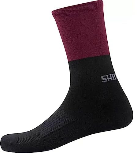 SHIMANO Calzini alti originali di lana nero taglia M/L | EU 41-44 2021 Calze da ciclismo