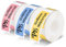 Pristar P15 Etiketten, 3 Rollen 12mm * 40mm Selbstklebendes Thermoband Etiketten, Kompatibel mit P15 Etikettendrucker, Pink+Gelb+Blau, 160 Etiketten/Rolle
