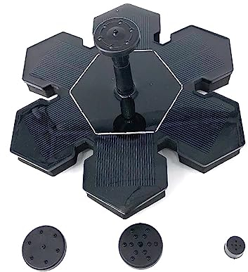 Solar-Wasserbrunnen, Solarbrunnen für Vogeltränke, solarbetriebene Garten-Wasserspiele, schwimmender Solarbrunnen für den Außenbereich, Teichpool