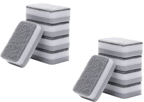 ABOOFAN 10pcs Multifunctional Cleaning Tool for Dishwashing Strong Decontamination Kitchen Scrubber and Absorbent for Home Use