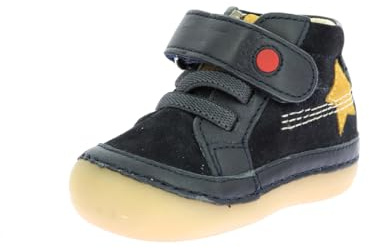 KICKERS Jungen Unisex Kinder SOKISTIC Stiefelette, Marineblau mit Sternenmotiv, 20 EU