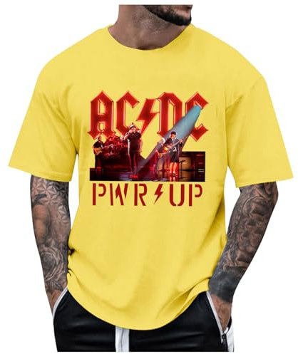 Generisch ACDC T-Shirt Herren AC/DC AC DC Original Hells Bells Offiziell Schwarz T-Shirt Glocken Hard Rock