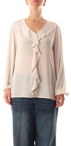LUISA VIOLA Blusa con Volant da Donna Panna - 39