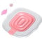 Upgraded Cat Toilet Training Kit,Universal Cat Toilet Training Systems,Reusable Trainer for Pet Cleaning with 1 Replaceable Feather Toy (Pink)