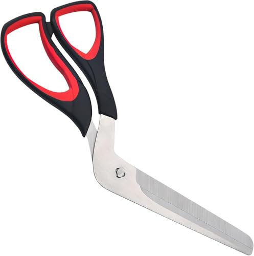 Pizza Scissors, Pizza Scissors and Pizza Cutter with Sharp Stainless Steel Blade, Pizza Cutter, Multifunctional Kitchen Scissors for Pizza, Pastries and More, 27 cm, Robust and Dishwasher Safe