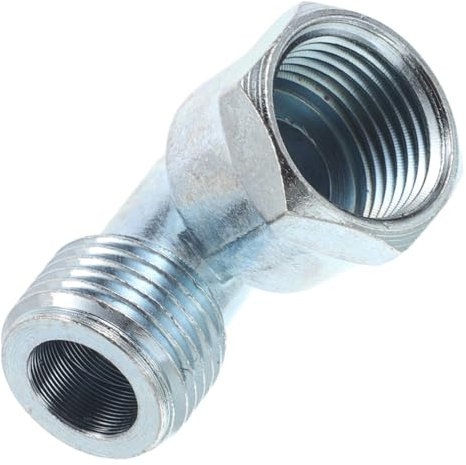 LABRIMP Gas Stove Connector 4-Point Female Thread Universal Gas Pipe Elbow Joint Stove Pipe Couplings for Cooker Connection