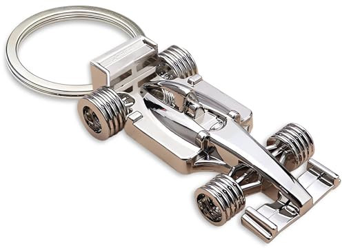 Porte-clés de voiture, porte-clés de voiture en métal, porte-clés en métal modèle de course 3D, cadeau créatif pour garçon, homme, femme, fan de course