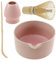 4Pcs Bamboo Matcha Whisk Set, Elegant Matcha Tea Set with Whisk and Bowl, Matcha Spoon, Whisk Holder, Japanese Matcha Set, Matcha Starter Kit, Manual Matcha Making Kit, Ideal Matcha Kit for Tea Lovers