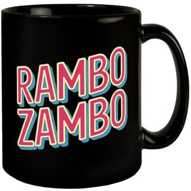 Rambo Zambo Tasse - Politikerwitz Lustige KaffeeTasse mit Spruch für Büro und Politikfans Meme Viral Politiker Spruch