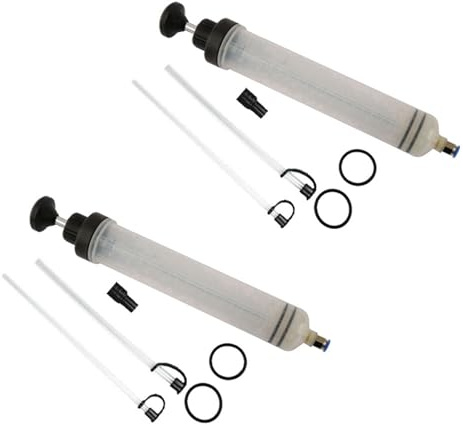 Hlxnyami 2X Auto-ÖL-Flüssigkeits-Extraktor-Siphonpumpe Bremsflüssigkeits-Spritzenpumpe Auto Manuelle Saug-Vakuumkraftstoff-Handpumpe 500Ml