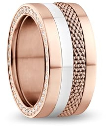 BERING Damen Ring in glänzendem roségold - Arctic Symphony Collection aus Edelstahl - Amstel 6