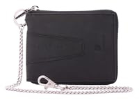 Northampton Polo Club Herren-Geldbörse aus echtem Leder, hergestellt in Italien, 10 x 12 x 3 cm, PC02-534-PARENT, Schwarz