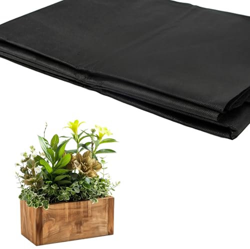 WEXFFU Abdeckfolie für Große Gemüsebeete, Pflanztrogabdeckungen Liner Stoff für Large Veg, 210 x 162cm Outdoor Vliesstoffabdeckungen für Pflanzgefäße aus Holz für den Anbau von Gemüse,Blumen,Pflanzen