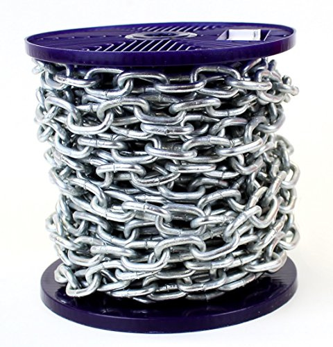 Ali's DIY Strong Hot Dipped Galvanised Heavy Duty Steel Chain 5MM - 3 Metre Cut Length