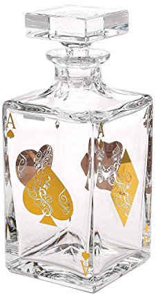 Vista Alegre Poker Whisky Decanter