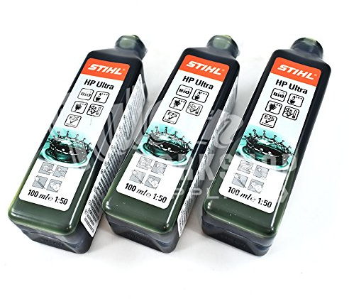 Falcon Workshop Supplies Ltd 1 x 100ml STIHL HP ULTRA 2 STROKE OIL FULLY SYNTHETIC ONE 1 SHOT BOTTLE 1:50