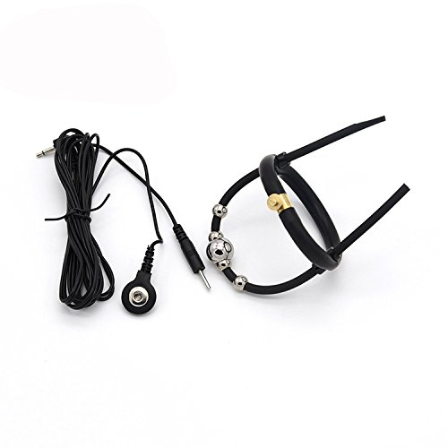 marielove ESTIM-Eichelelektrode, verstellbarer BDSM Reizstrom Cockcage mit Kabel