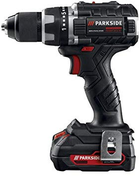 Parkside Brushless Motor Cordless Drill / 20V PABSP 20 Li A1 X 1 Battery 2 Ah