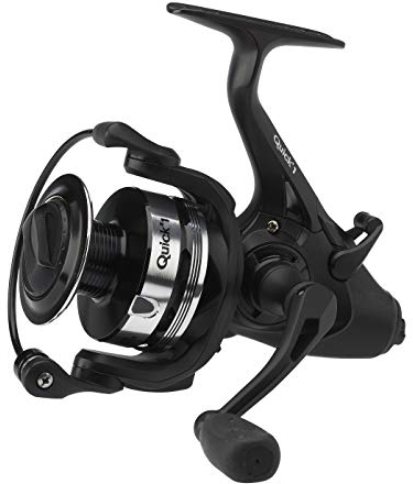 DAM Quick 1 FD, Angelrolle, Spinnrollen, Hochgeschwindigkeits-Angelrolle für EIN reibungsloses und kraftvolles Angelerlebnis, Unisex, Schwarz, 5000