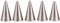 CHSEEO Douilles Pâtisserie, 5Pcs Buses de Pâtisserie Poche à Douilles Douilles de Glaçage Pointes Kits de Décoration pour Tarte, Cupcakes, Biscuit, Pâtisserie, Bonbon, Gâteaux #7