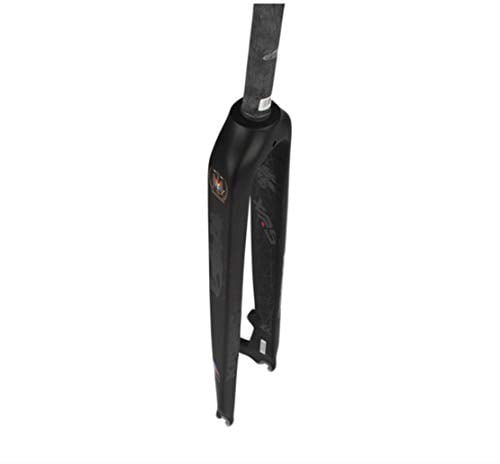 HIOD Carbon Fiber Bicycle Fork Bike Forks Mountain Bike MTB Rigid Fork, Black,26
