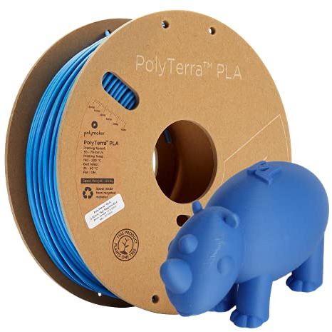 Polymaker 70829 PolyTerra PLA Filament PLA 2.85mm 1000g Saphirblau, Blau (matt) 1St.
