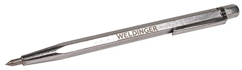 WELDINGER Anreißnadel mit Wolframkarbidspitze im Stiftdesign mit Taschenklemme