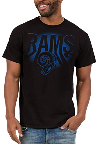 Junk Food Clothing x NFL - Los Angeles Rams - Team Spotlight Unisex Erwachsene Fan T-Shirt