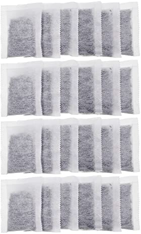 24 Pack Replacement Activated Charcoal Distiller Filters - Coconut Shell Activated Carbon Filter Sachets -Compatible with Megahome and Other Countertop Distillers