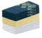AmeliaHome 9er Set Geschirrtücher Baumwolle Küchentücher 50x70 cm Geometrisches Muster Letty Hellblau Dunkelblau Gelb