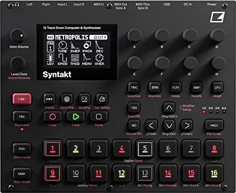 Elektron Syntakt | 12 Track Drum Computer & Synthesizer
