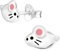 The Rose & Silver Company Women Girls 925 Sterling Silver Mouse Stud Earrings
