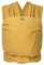 Hoppediz Elastisches Baby-Tragetuch - für Neugeborene ab Geburt (2-9 kg) - aus Bio-Baumwolle - Curry 5,40 m