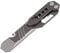 Geieold Multifunctional Titanium Lever, Pocket Screwdriver, Adjustable Wrench for Outdoors. (Stone Washed) Grey