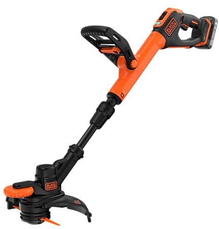 BLACK+DECKER 18V Tagliabordi con lama di resina, batteria 2Ah, BCSTR918D1-QW