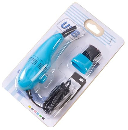 lvifloae Aspirateur à Clavier alimenté par USB, aspirateur d'ordinateur léger à adsorption Efficace pour Voiture, Ordinateur Portable, Machine à Coudre, Clavier Portable, aspirateur de (Blue)