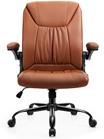 Silla de oficina, silla de computadora ergonómica con masaje, silla de oficina con calefacción, silla de trabajo giratoria ajustable, silla de juego de cuero de PU con reposapiés para dormitorio, of