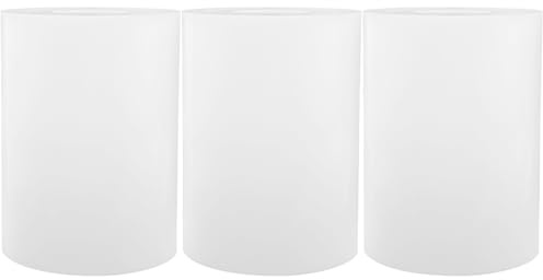 Amosfun Acryl Lampenschirm Für Tischlampe 13X29.1X9.7 Cm Weiß Schlanker Zylinder Ersatz Lampenschirm Für Stehlampe Mit Hervorragender Lichtstreuung Und Moderner Wohnraum Dekoration