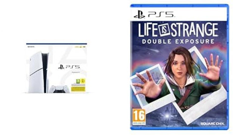 Playstation 5 Console Edizione Standard Slim & Square Enix Life is Strange: Double Exposure