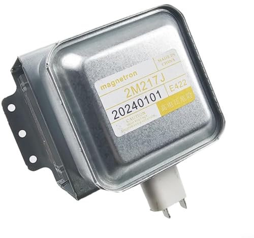Alanmoship Microwave Oven Magnetron 2M217J Replacement Part - High Efficiency 580W Output Power, 2456MHz Frequency, Easy Installation, Compatible With 500-700W Ovens