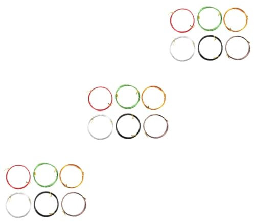 SUPVOX 3 Juegos 3 Juegos De Alambre De Zinc De Alta Pureza para Árboles Bonsái Alambre De Entrenamiento para Bonsái Mallas para Bonsái Cortadores De Alambre Cables De 6 Piezas * 3