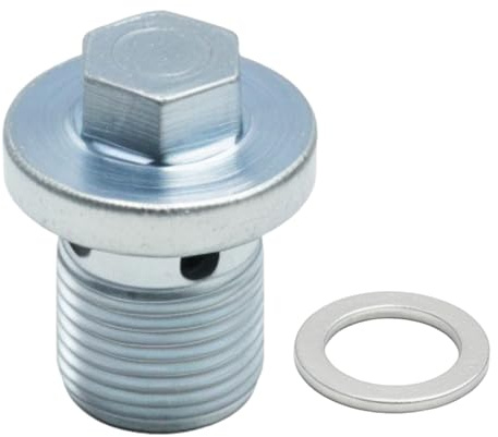 Hoypeyfiy 93183669 Ölwanne Ablassschraube mit Dichtung, Ersatz für Vauxhall Ersatz für Opel Astra Signum Zafira Vectra Insignia, ersetzt 652950 0652300