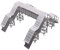 Outland Models Overhead Footbridge Extended w Canopy(4 Stairs) 1:87 HO Gauge
